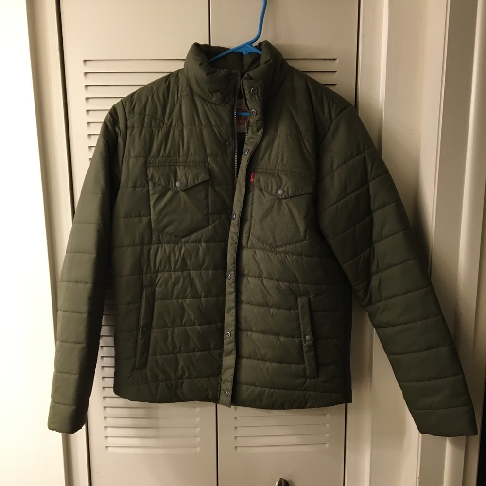 Men’s Levi’s Puffer Jacket sz. M Green